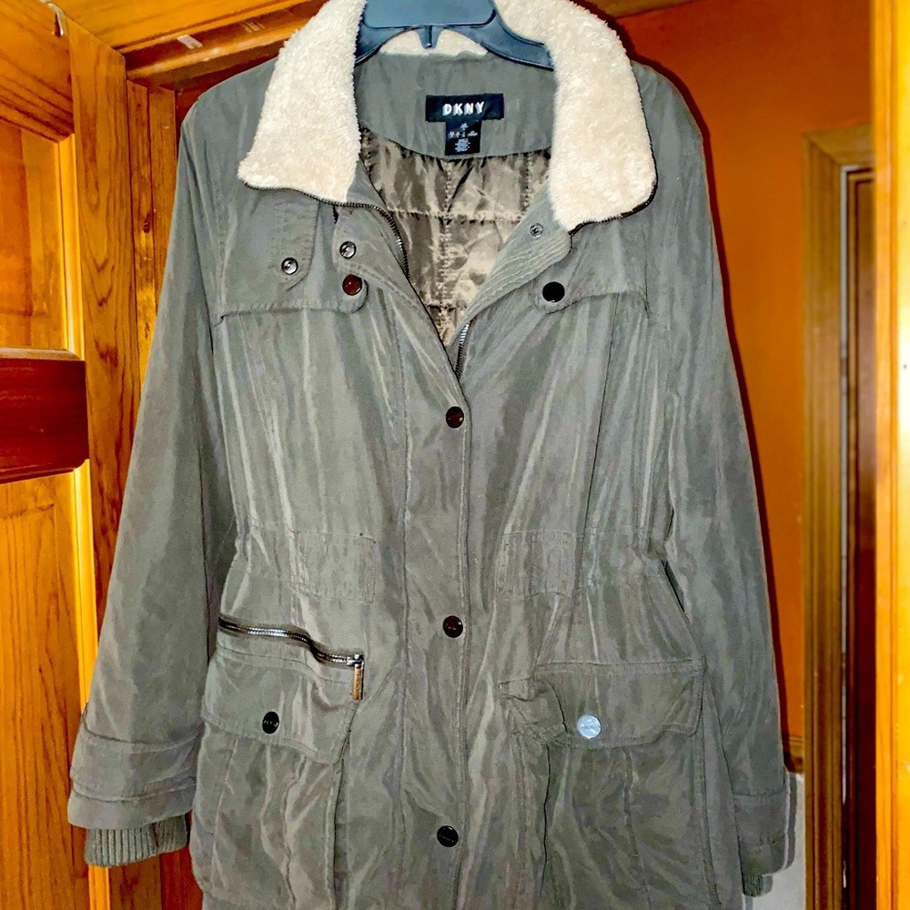 Olive/army green DKNY Coat